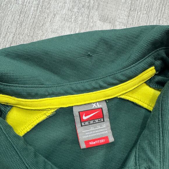 Nike Oregon Ducks Polo Shirt Men's Extra Large XL Green Collared Golf Golfing - Picture 4 of 8